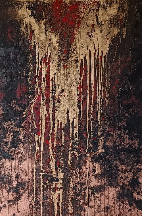 Essence of Pope Innocent X - Mixed Media on Canvas - 120cm x 100cm