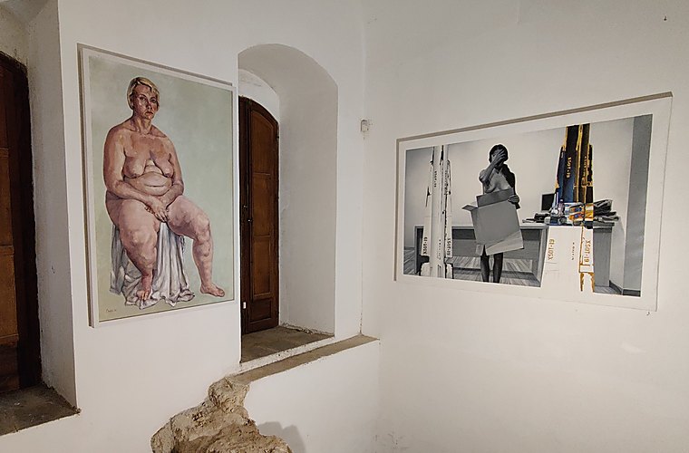 Installation view - Body Language - artworks and sculpture on display - 2024