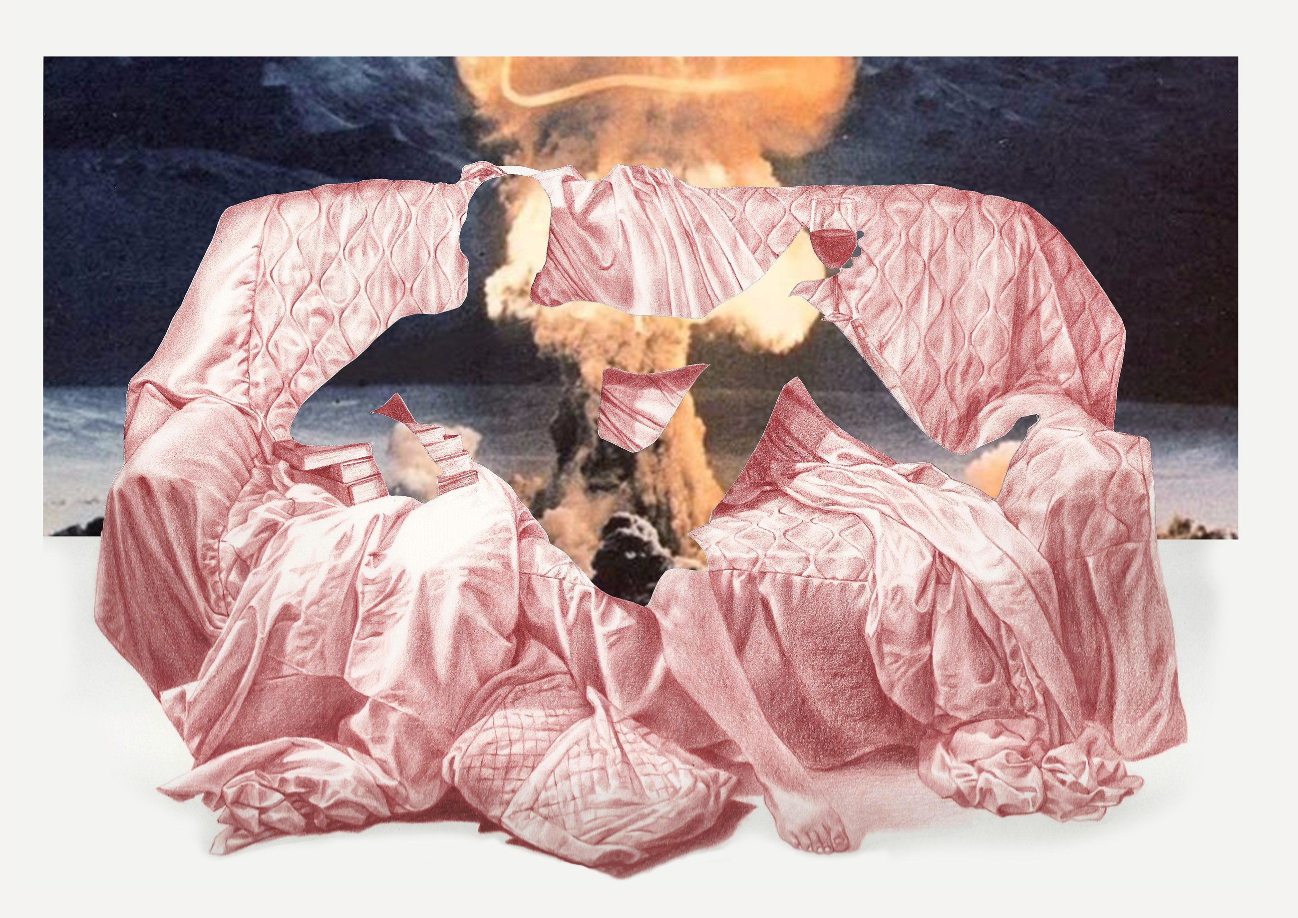 Forgive Us, For We Have Misunderstood 2 - Mixed Media on Paper and Projection - 150cm x 110cm - 2019