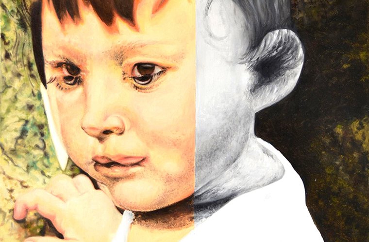Study of Clara Serena and a Chinese Boy